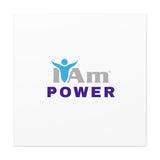 I Am Power Canvas Wall Art - Inspirational Home Decor