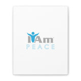 I Am Peace Canvas Wall Art - Inspirational Home Decor