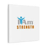 I Am Strength Canvas Wall Art - Inspirational Home Decor