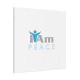 I Am Peace Canvas Wall Art - Inspirational Home Decor