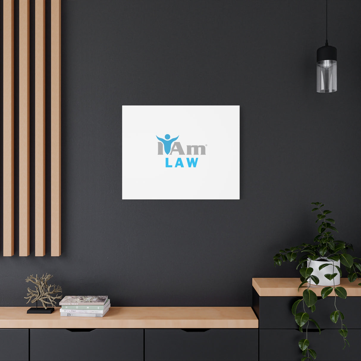 I Am Law Canvas Wall Art - Inspirational Home Decor