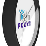 "I Am Power" Motivational Wall Clock - Modern Home Decor for Mindfulness and Serenity