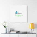 I Am Cooperation and Hamony Canvas Wall Art - Inspirational Home Decor