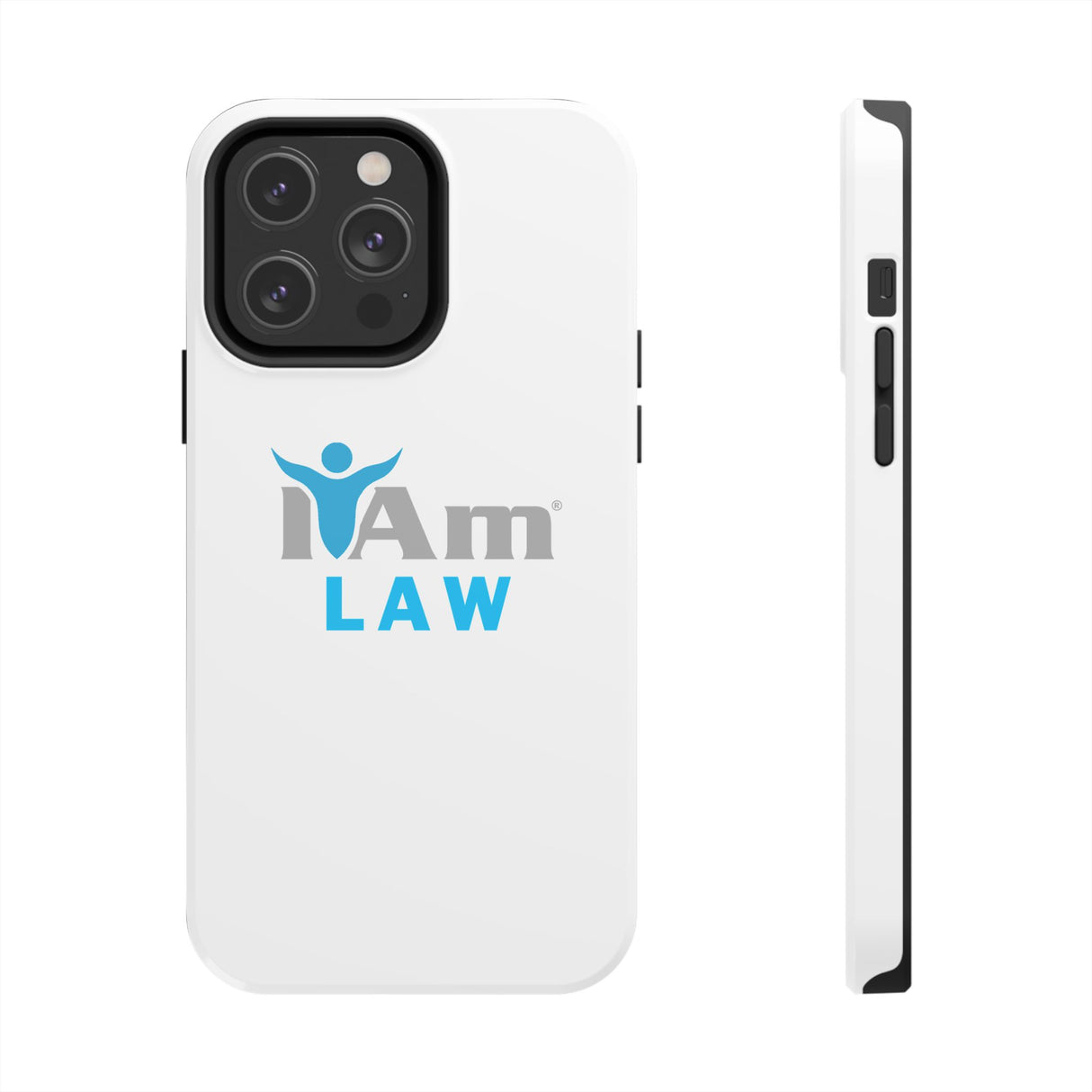 "I Am Law" Affirmation Inspirational Tough Phone Case - I Am Law Motivational Design