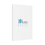 I Am Peace Canvas Wall Art - Inspirational Home Decor