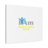 I Am Correct Ideas and Beliefs Canvas Wall Art - Inspirational Home Decor