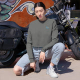 'I Am Law' Stylish Women's Cropped Sweatshirt - Perfect for Casual Looks