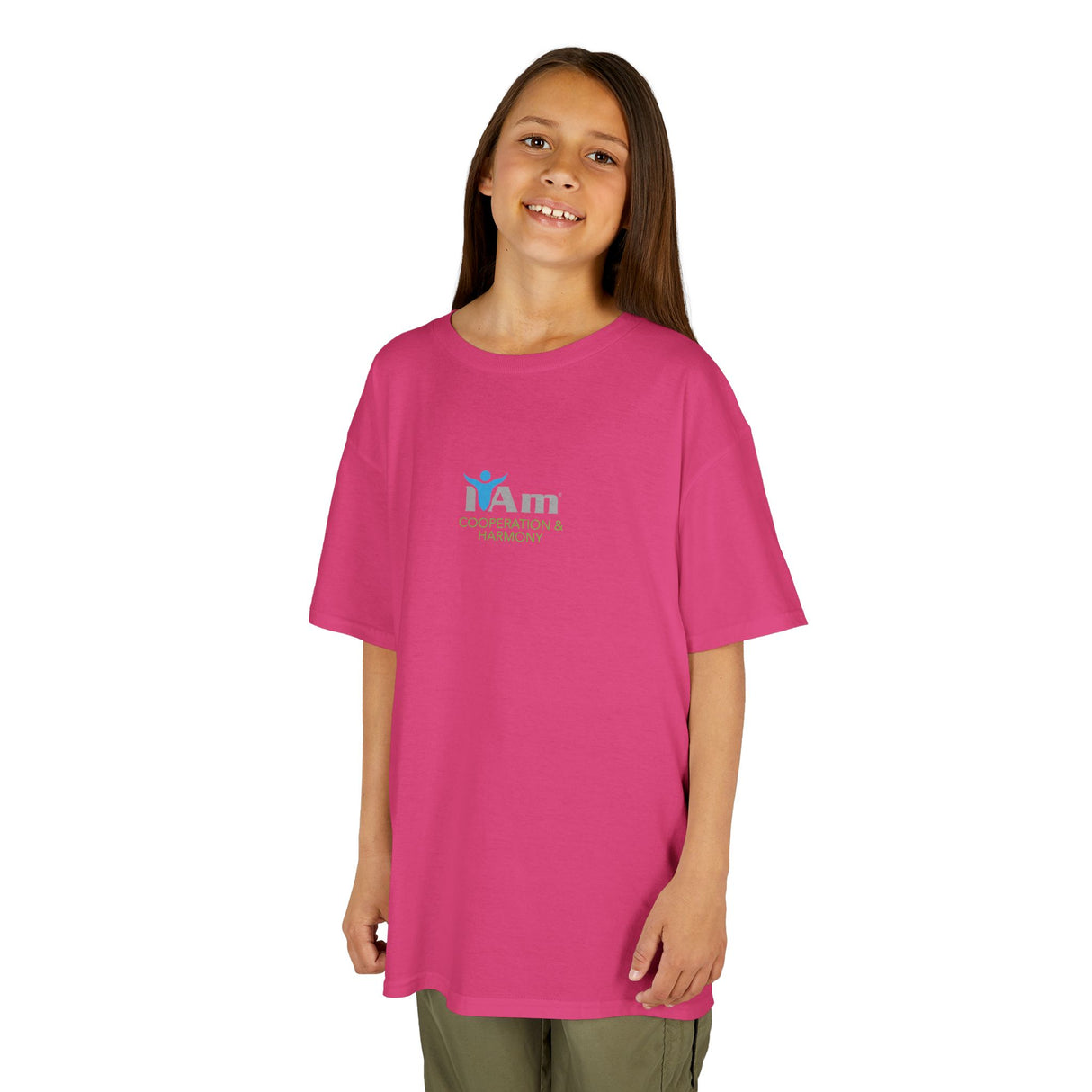 Girls Heavy Cotton 'I Am Cooperation and Harmony'™ Tee