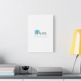 I Am Peace Canvas Wall Art - Inspirational Home Decor