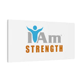 I Am Strength Canvas Wall Art - Inspirational Home Decor