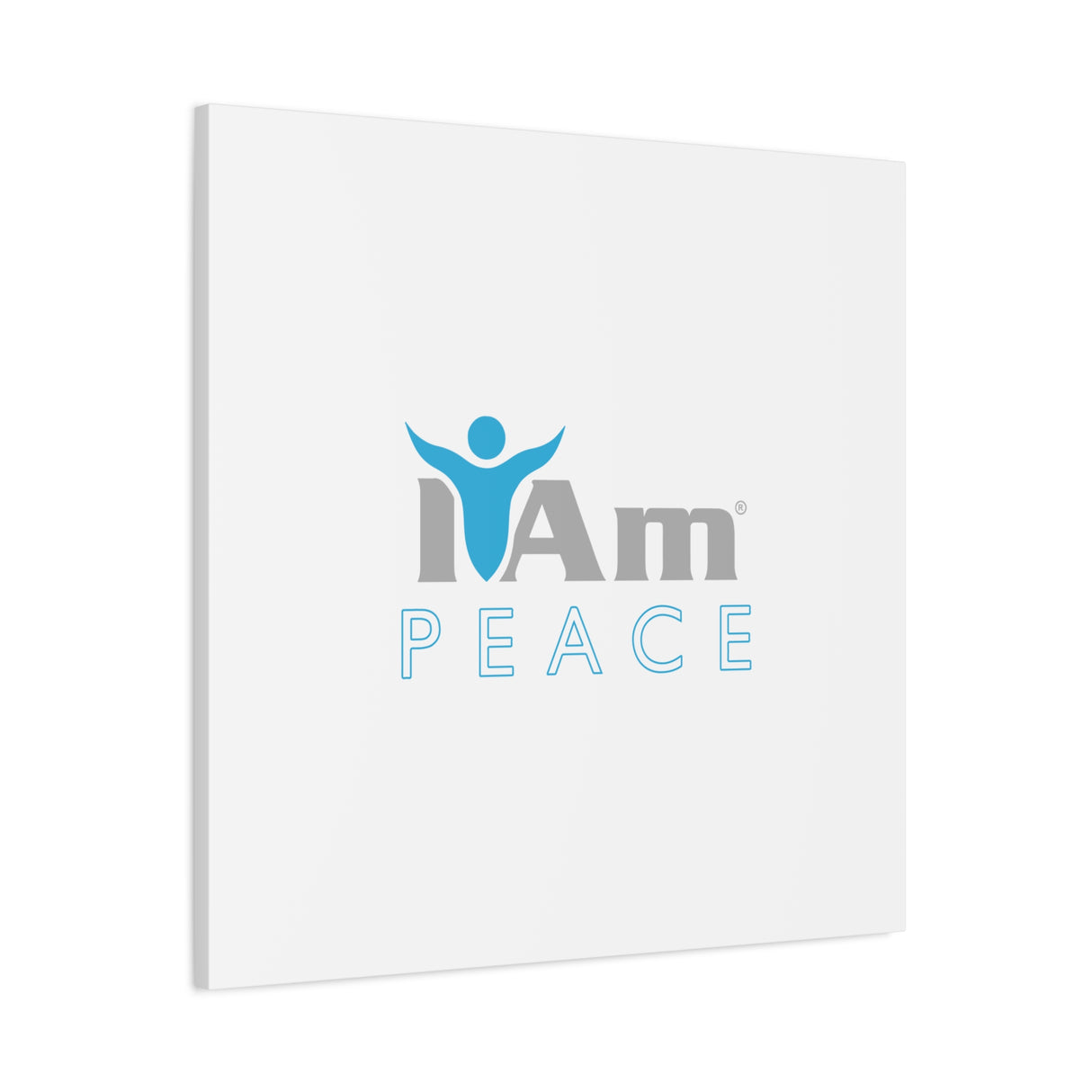 I Am Peace Canvas Wall Art - Inspirational Home Decor