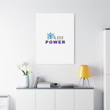 I Am Power Canvas Wall Art - Inspirational Home Decor