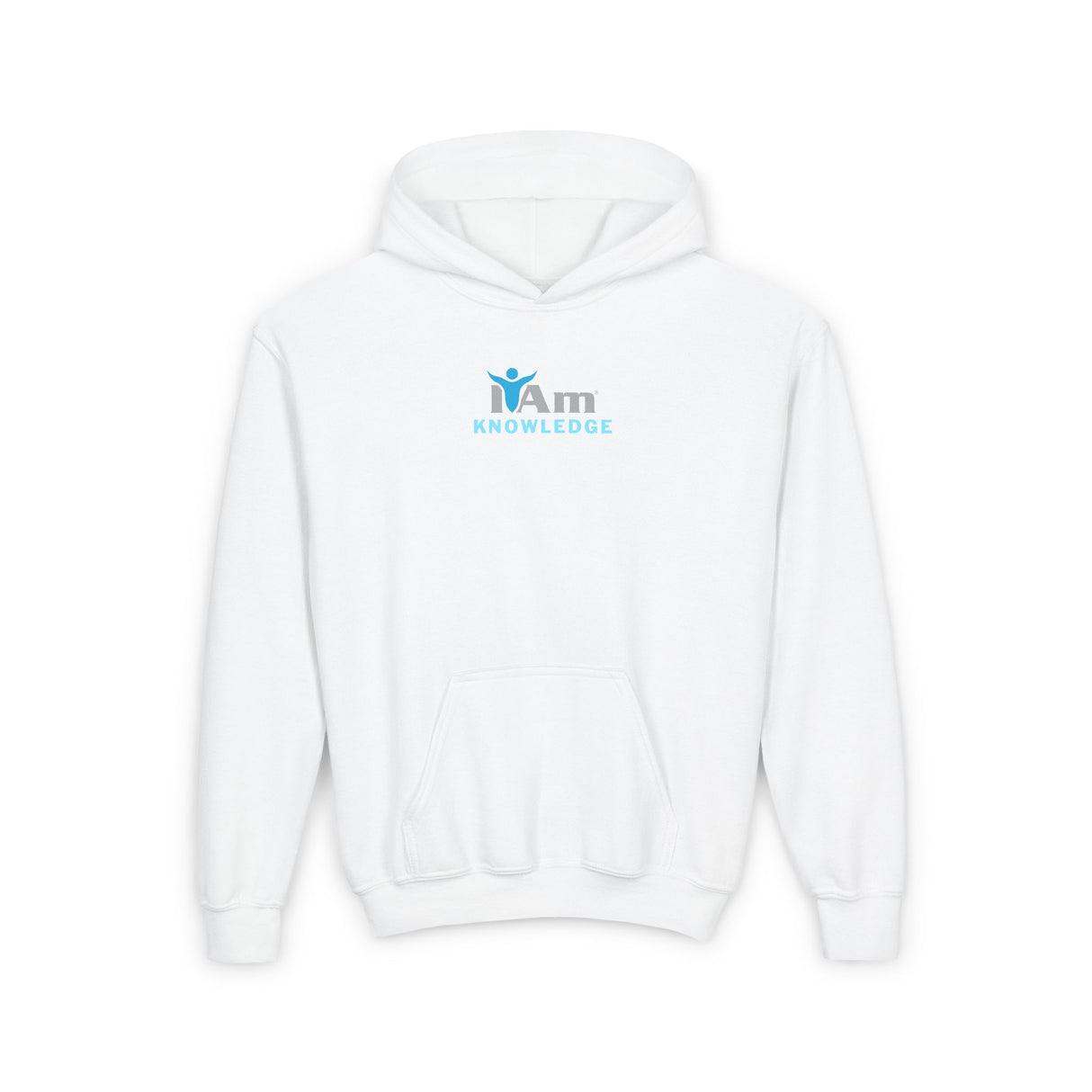 Girls' I Am Knowledge Hoodie - Comfortable & Inspirational Sweatshirt for Kids