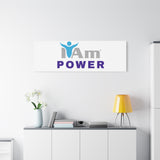 I Am Power Canvas Wall Art - Inspirational Home Decor