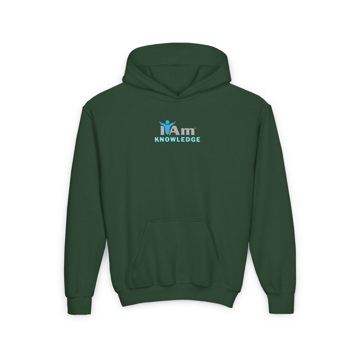 Girls' I Am Knowledge Hoodie - Comfortable & Inspirational Sweatshirt for Kids