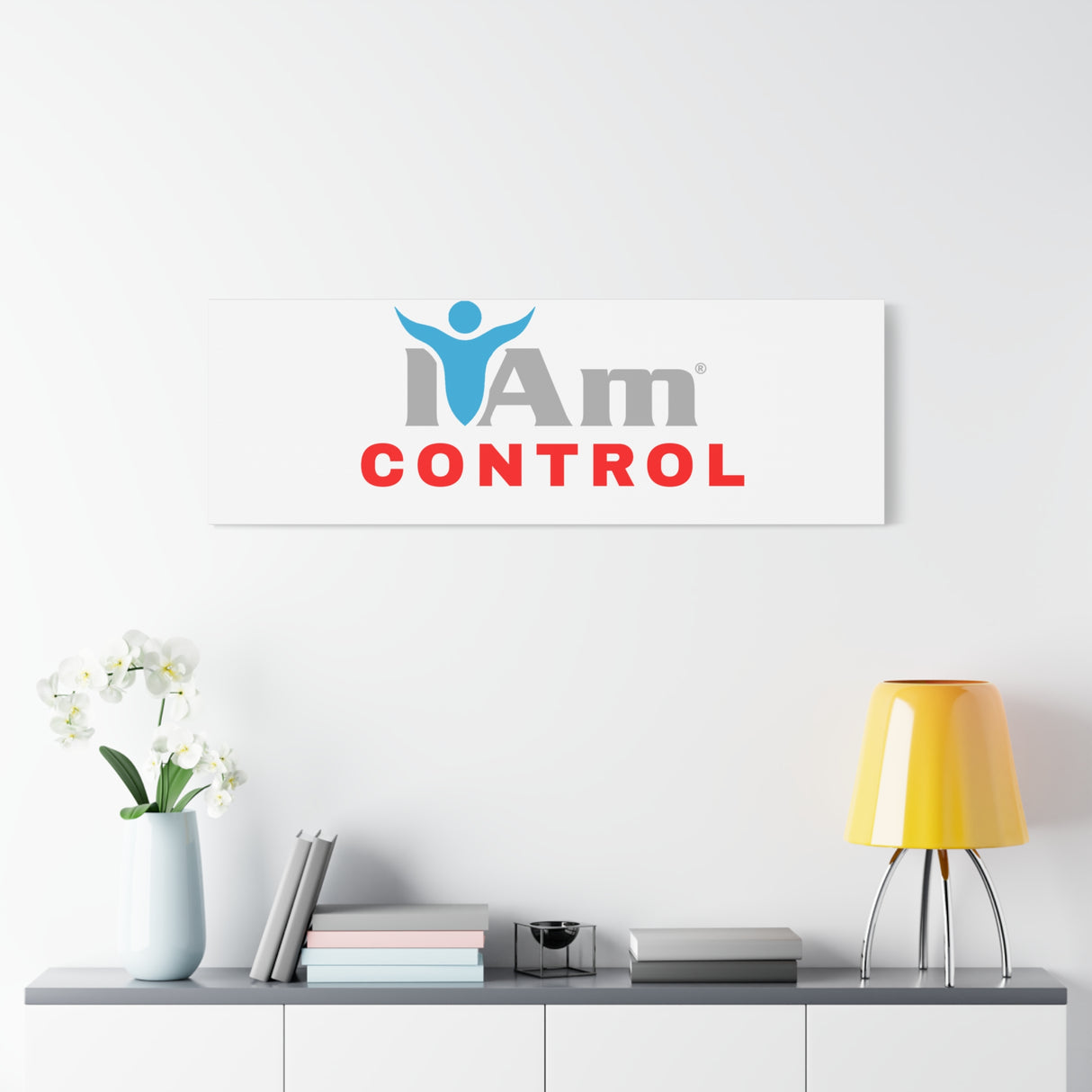 'I Am Control' Canvas Wall Art - Inspirational Home Decor