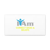 I Am Correct Ideas and Beliefs Canvas Wall Art - Inspirational Home Decor