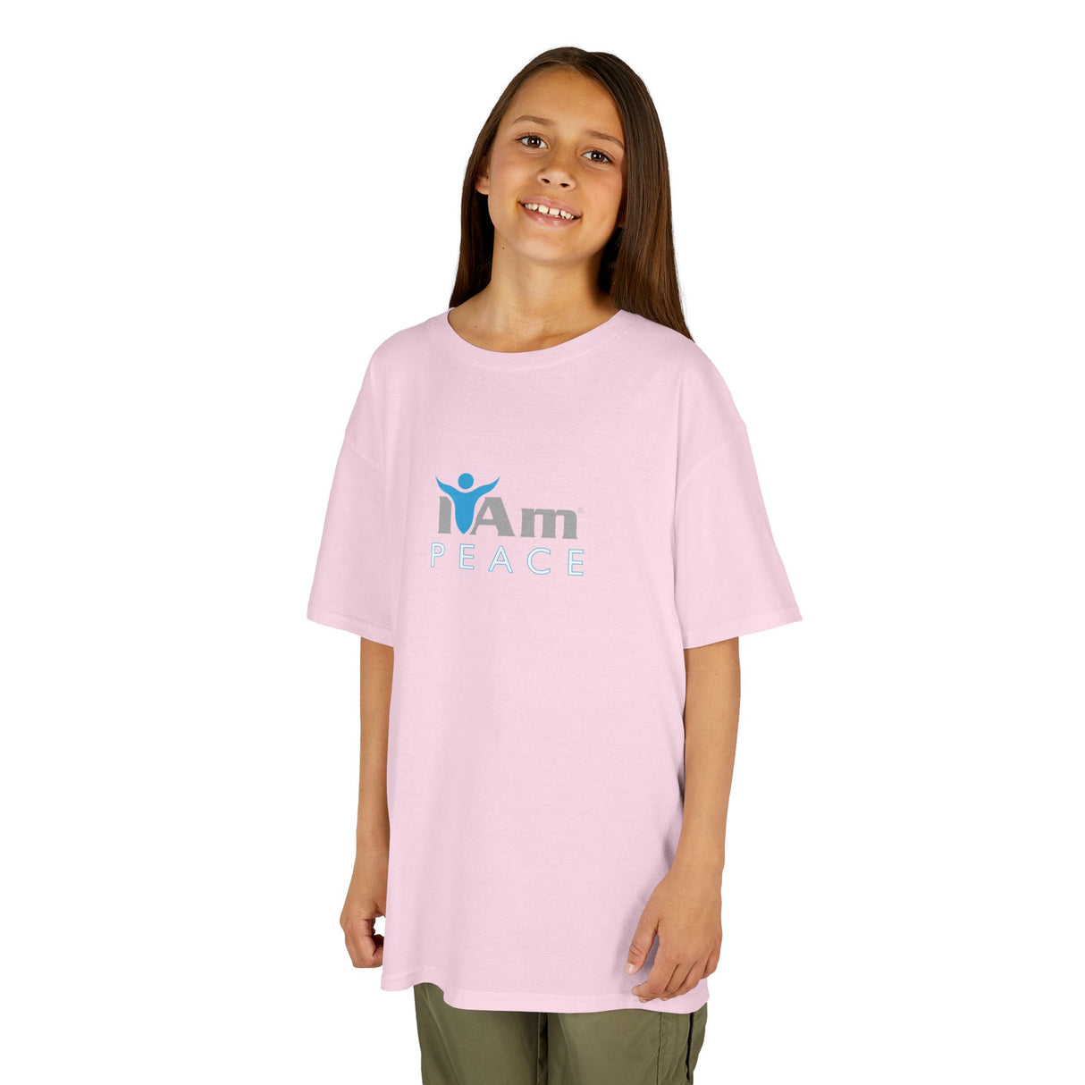 Girls Heavy Cotton 'I Am Peace'™ Tee