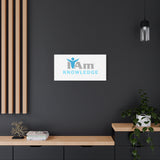 I Am Knowledge Canvas Wall Art - Inspirational Home Decor