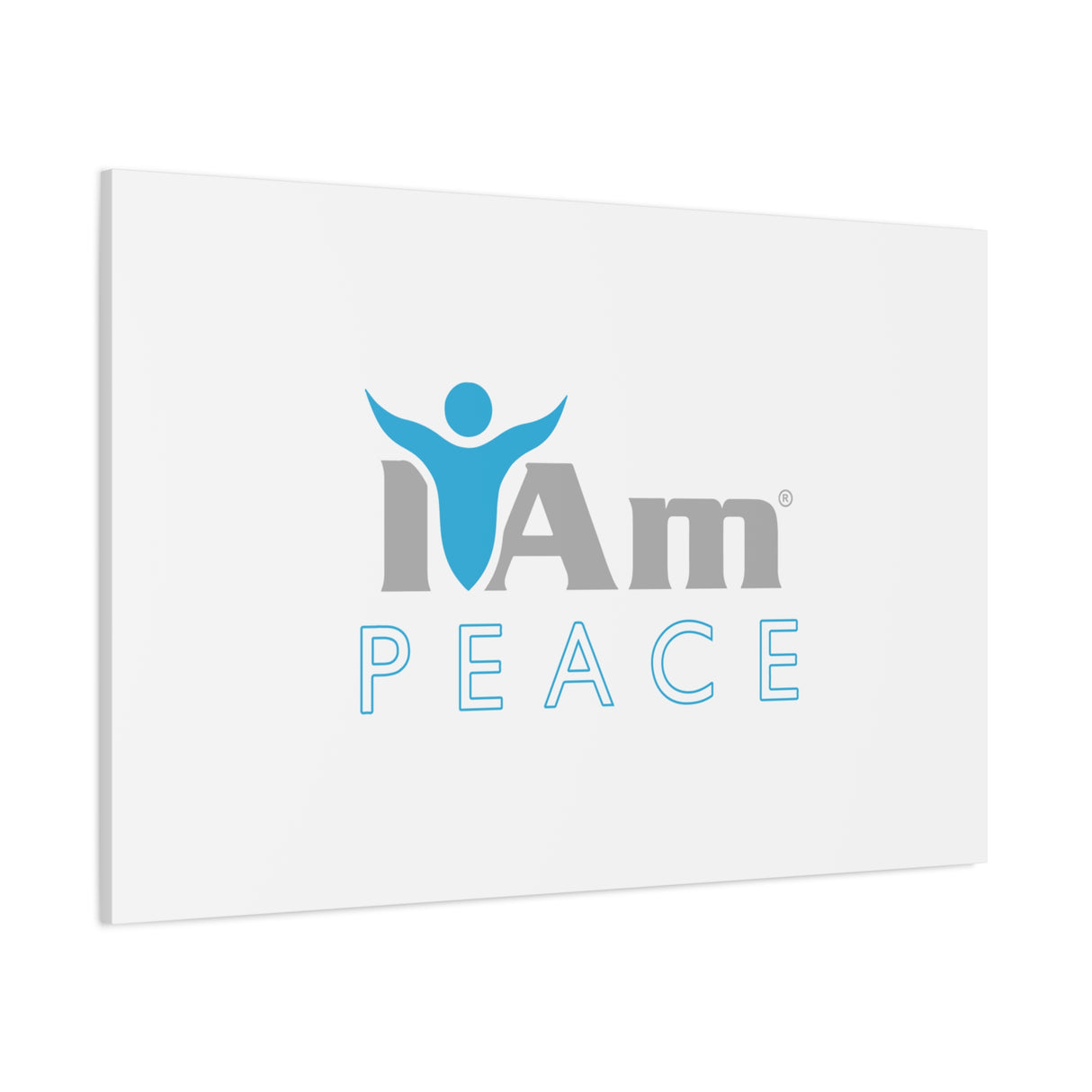 I Am Peace Canvas Wall Art - Inspirational Home Decor