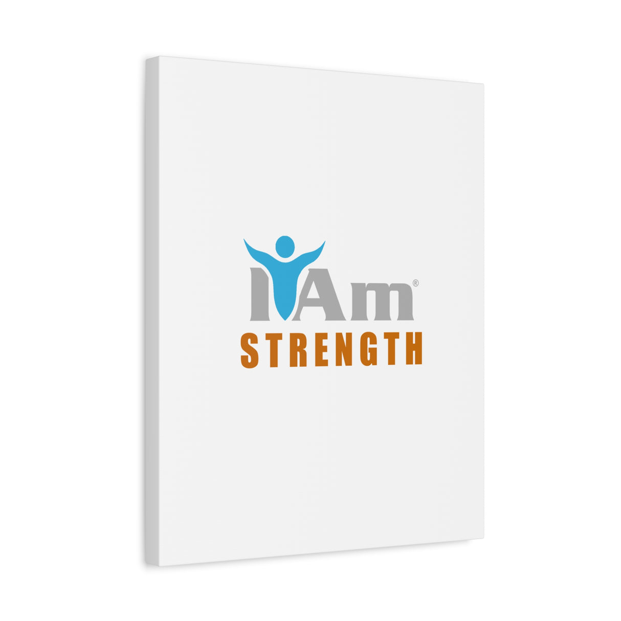 I Am Strength Canvas Wall Art - Inspirational Home Decor