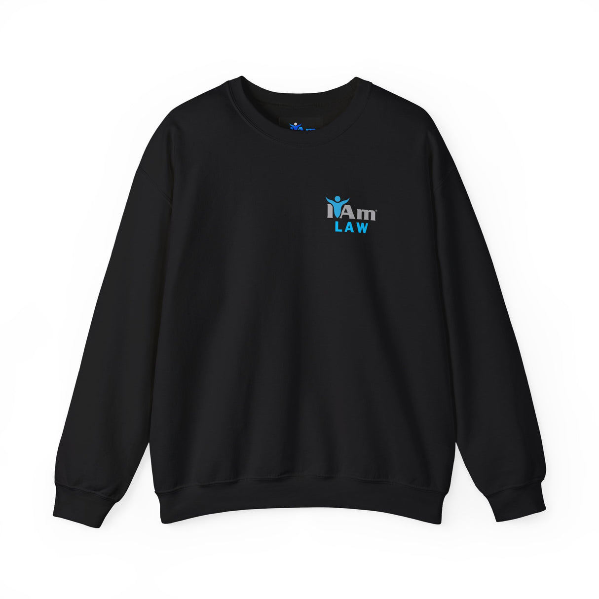 "I Am Law" Affirmation Unisex Crewneck Sweatshirt -I Am Law Inspirational Design