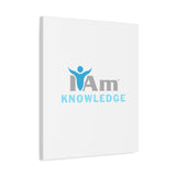 I Am Knowledge Canvas Wall Art - Inspirational Home Decor