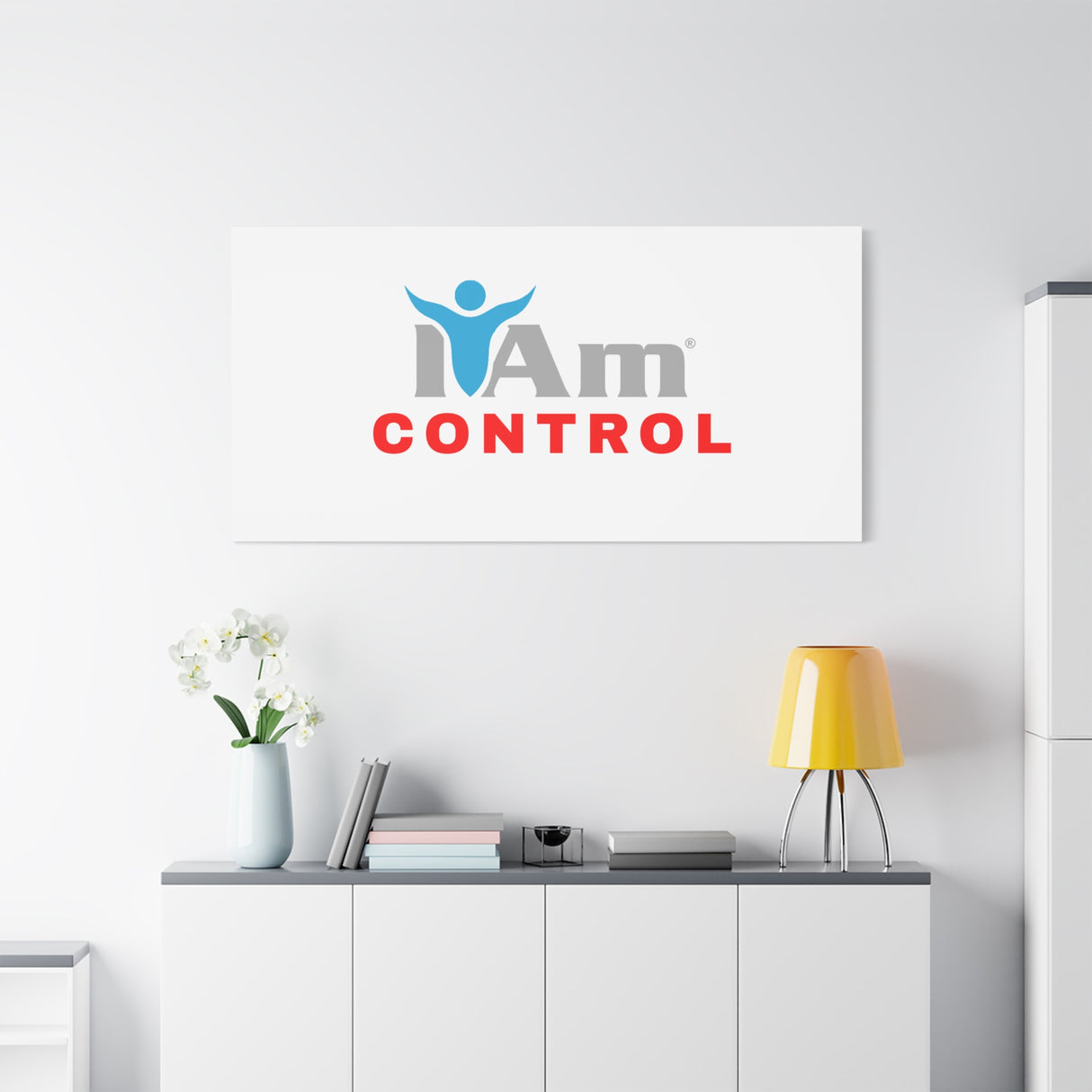 'I Am Control' Canvas Wall Art - Inspirational Home Decor