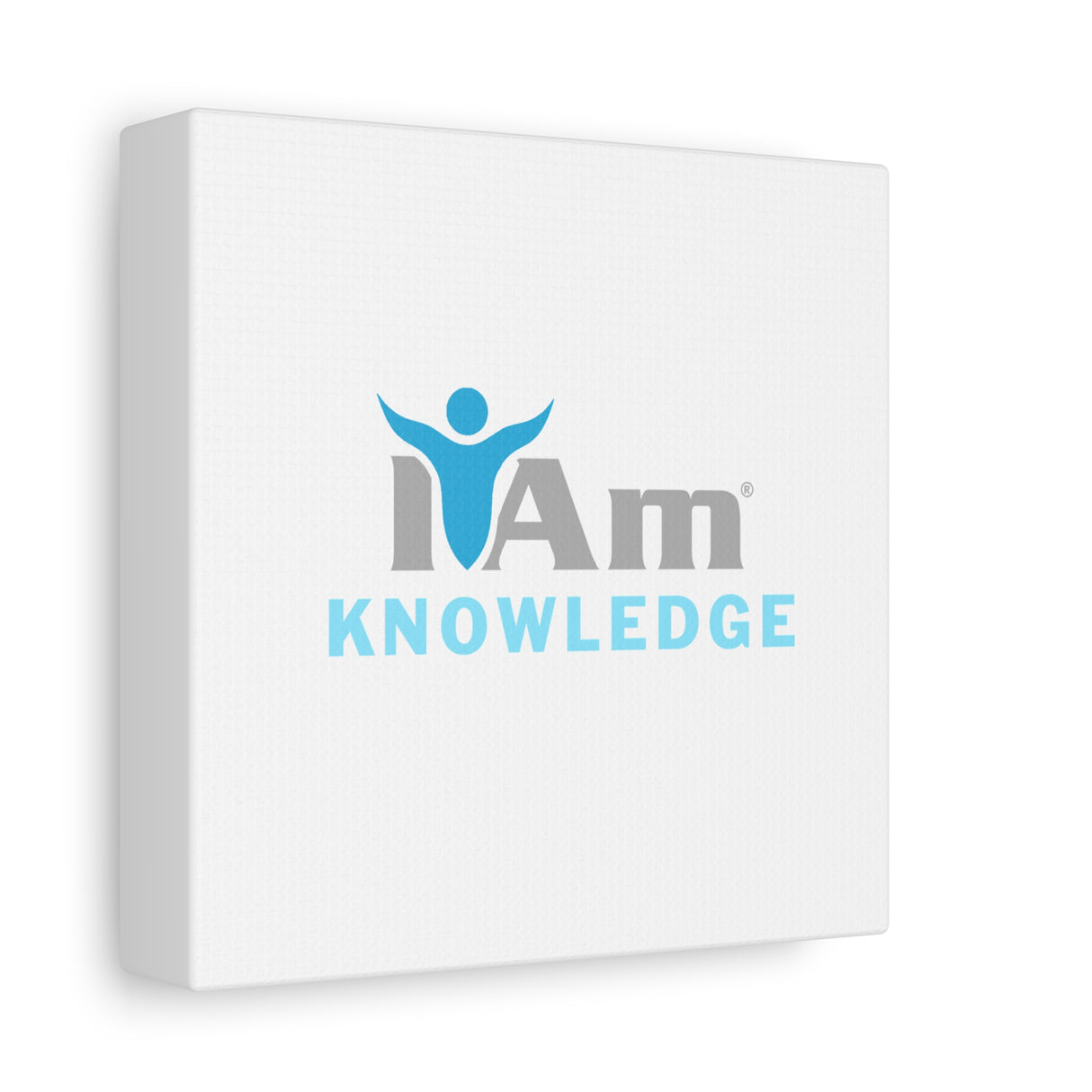 I Am Knowledge Canvas Wall Art - Inspirational Home Decor