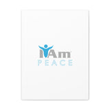 I Am Peace Canvas Wall Art - Inspirational Home Decor