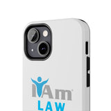 "I Am Law" Affirmation Inspirational Tough Phone Case - I Am Law Motivational Design