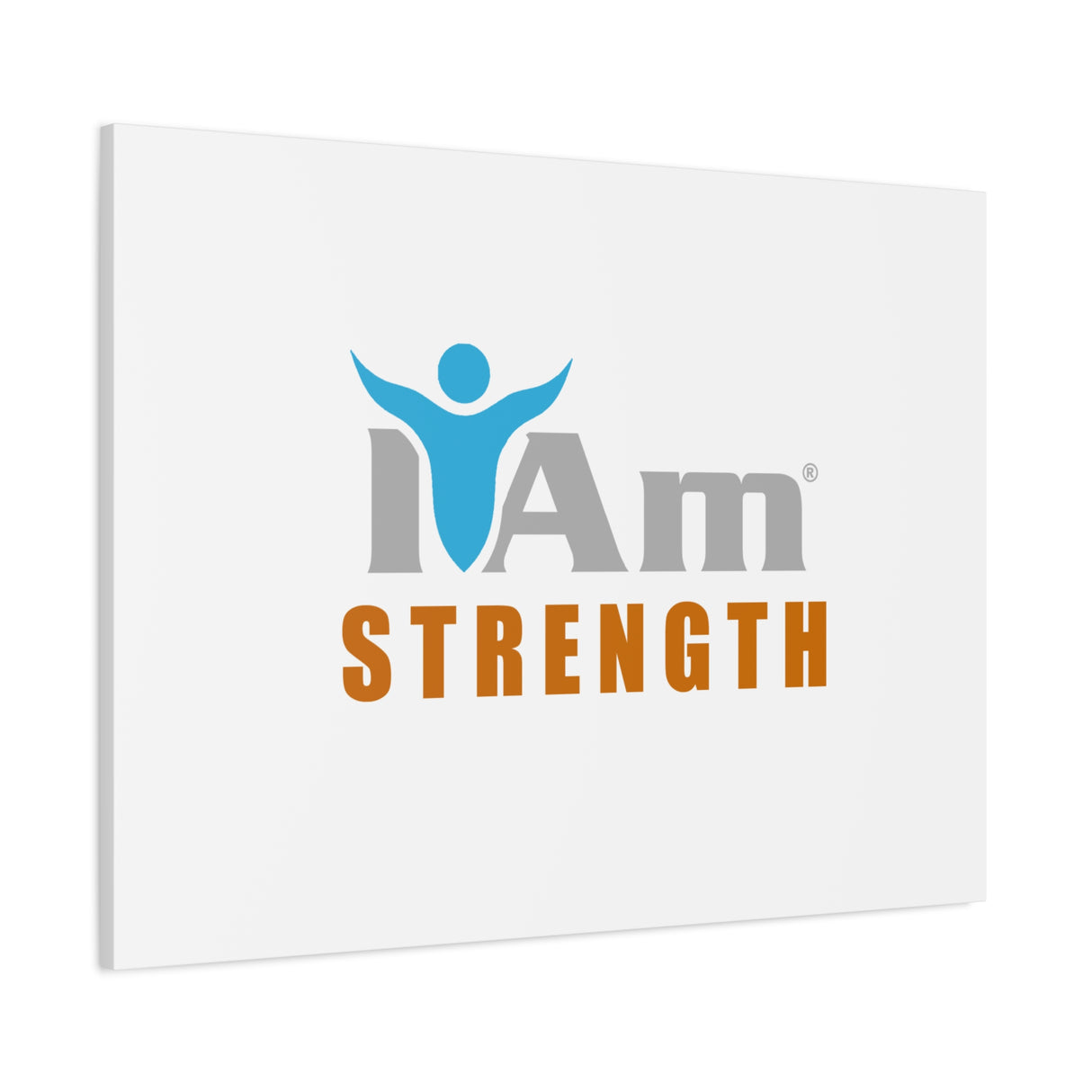 I Am Strength Canvas Wall Art - Inspirational Home Decor