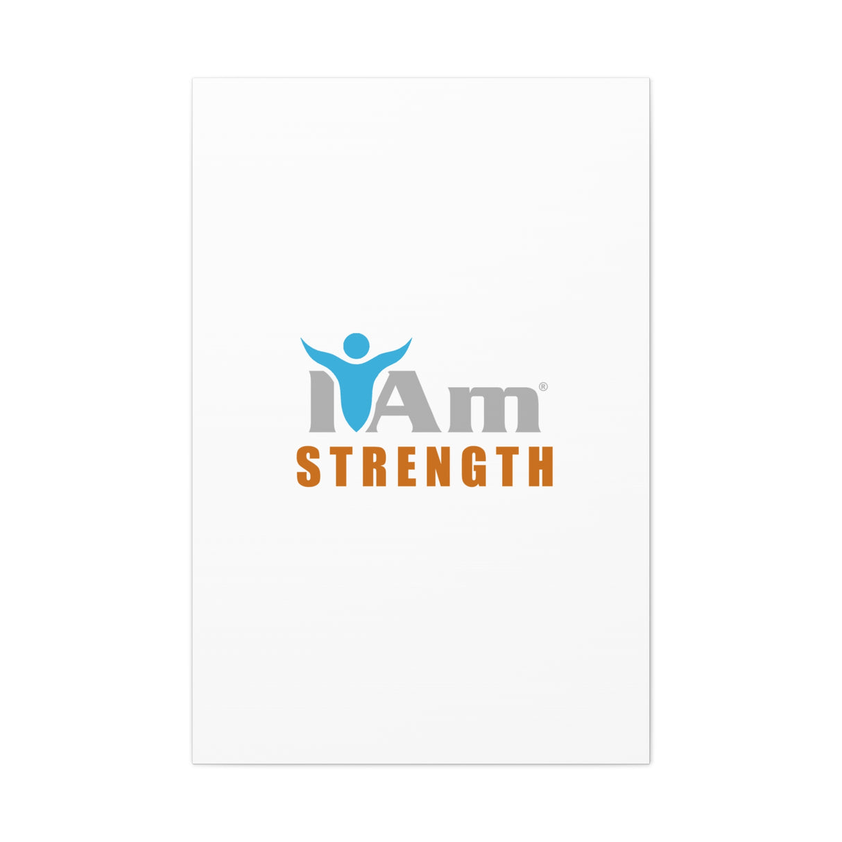 I Am Strength Canvas Wall Art - Inspirational Home Decor