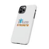 "I Am Strength" Affirmation Inspirational Tough Phone Case - I Am Strength Motivational Design