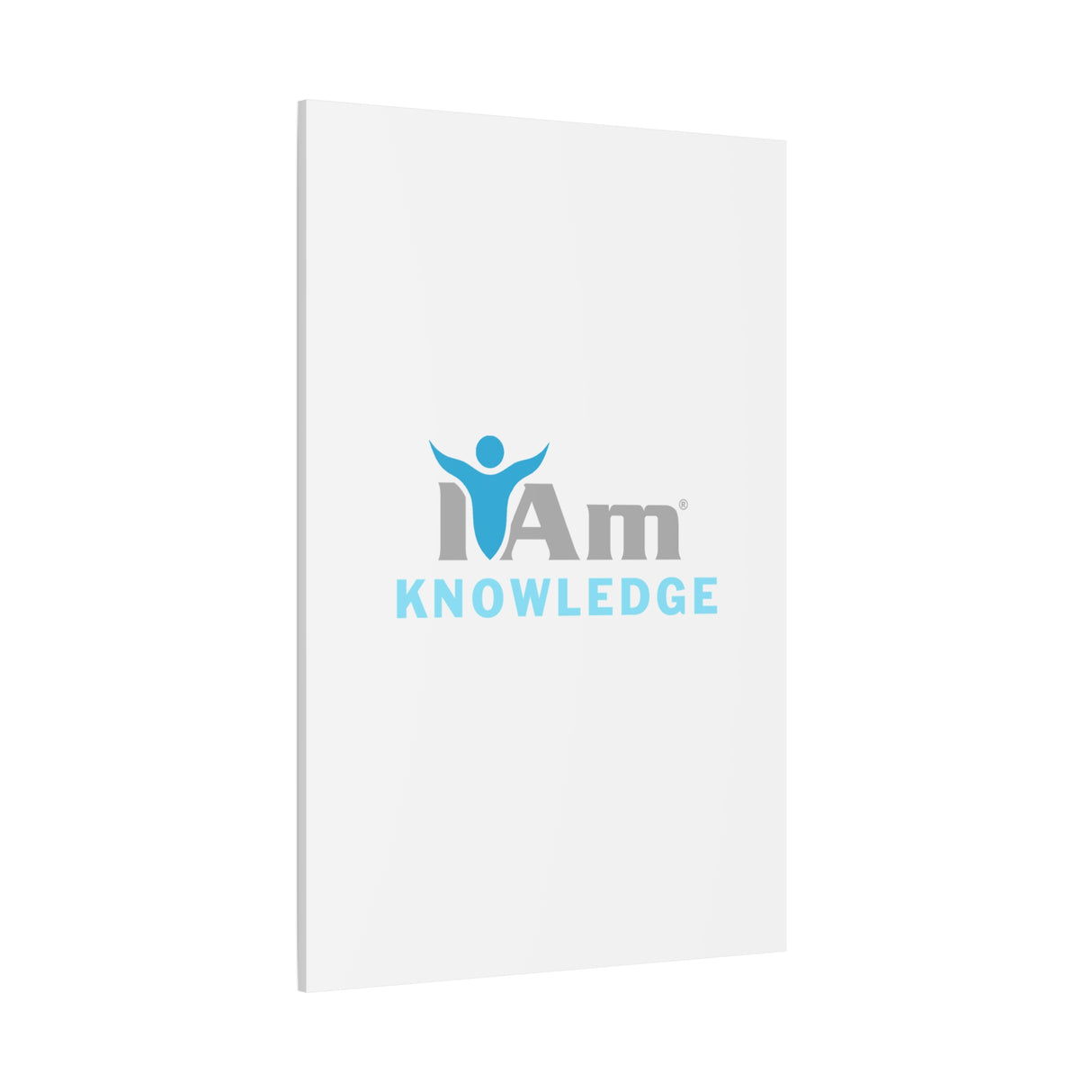 I Am Knowledge Canvas Wall Art - Inspirational Home Decor