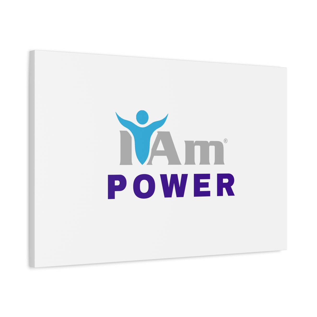 I Am Power Canvas Wall Art - Inspirational Home Decor