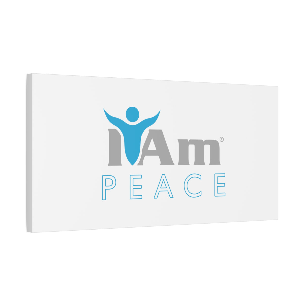 I Am Peace Canvas Wall Art - Inspirational Home Decor