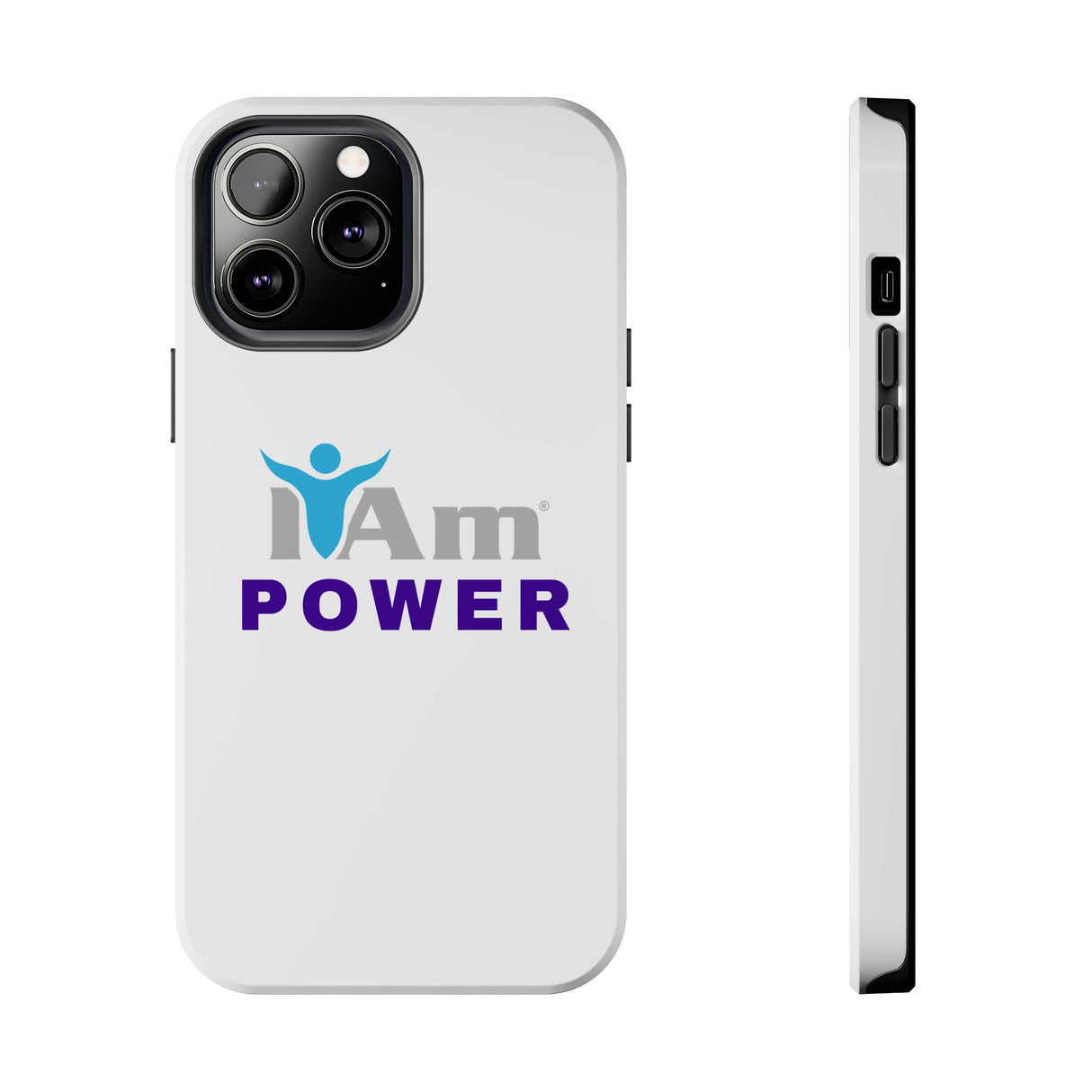 "I Am Power" Affirmation Inspirational Tough Phone Case - I Am POWER Motivational Design