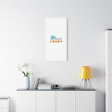 I Am Strength Canvas Wall Art - Inspirational Home Decor