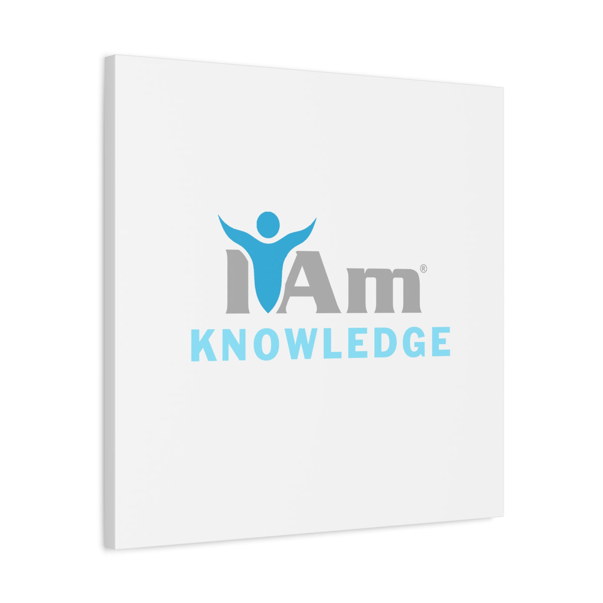 I Am Knowledge Canvas Wall Art - Inspirational Home Decor