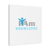 I Am Knowledge Canvas Wall Art - Inspirational Home Decor