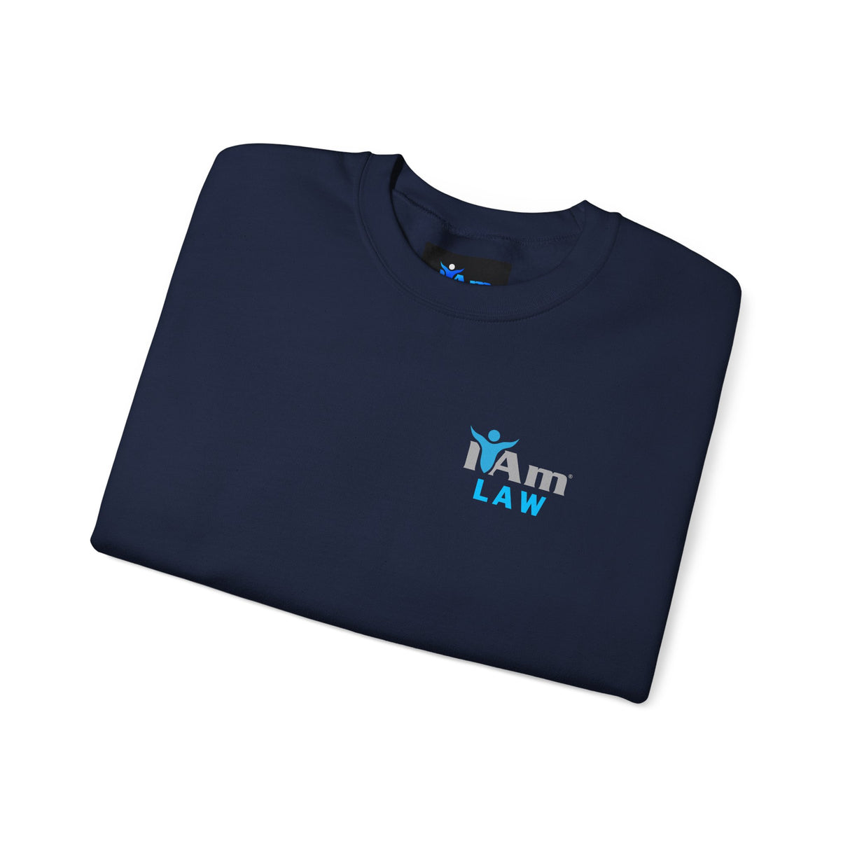 "I Am Law" Affirmation Unisex Crewneck Sweatshirt -I Am Law Inspirational Design