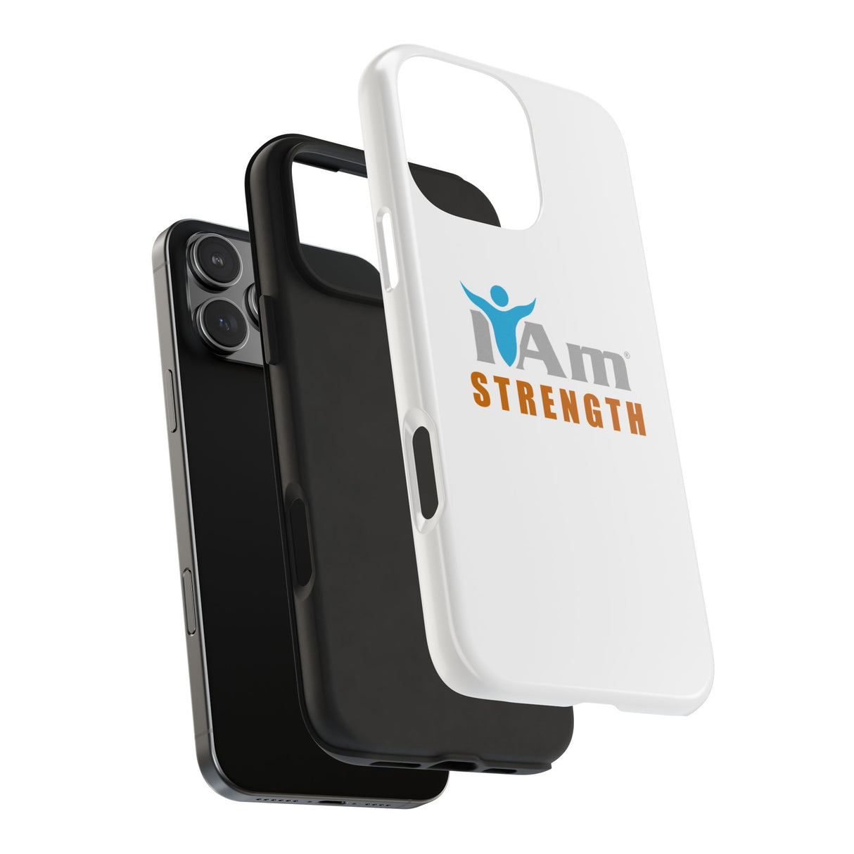 "I Am Strength" Affirmation Inspirational Tough Phone Case - I Am Strength Motivational Design