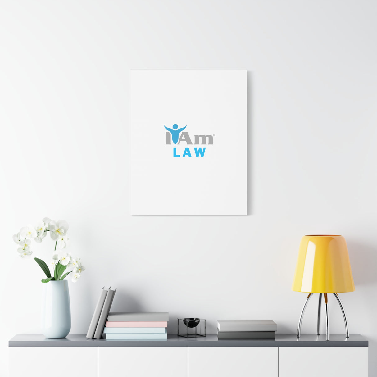 I Am Law Canvas Wall Art - Inspirational Home Decor