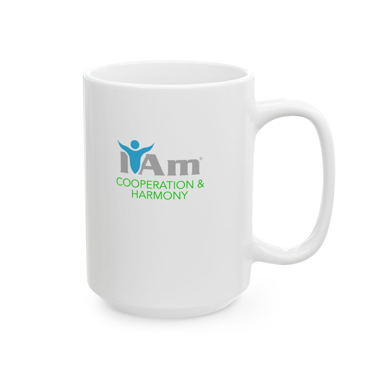 "I Am Cooperation and Harmony" Affirmational Ceramic Mug - Perfect Motivation for Coffee Lovers & Gifts