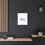 I Am Power Canvas Wall Art - Inspirational Home Decor