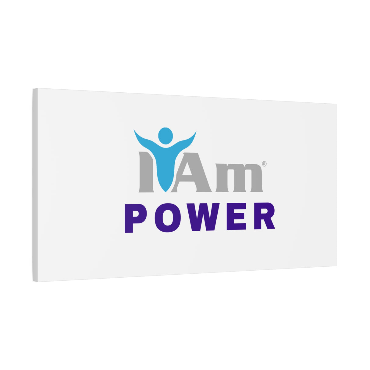 I Am Power Canvas Wall Art - Inspirational Home Decor