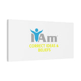 I Am Correct Ideas and Beliefs Canvas Wall Art - Inspirational Home Decor