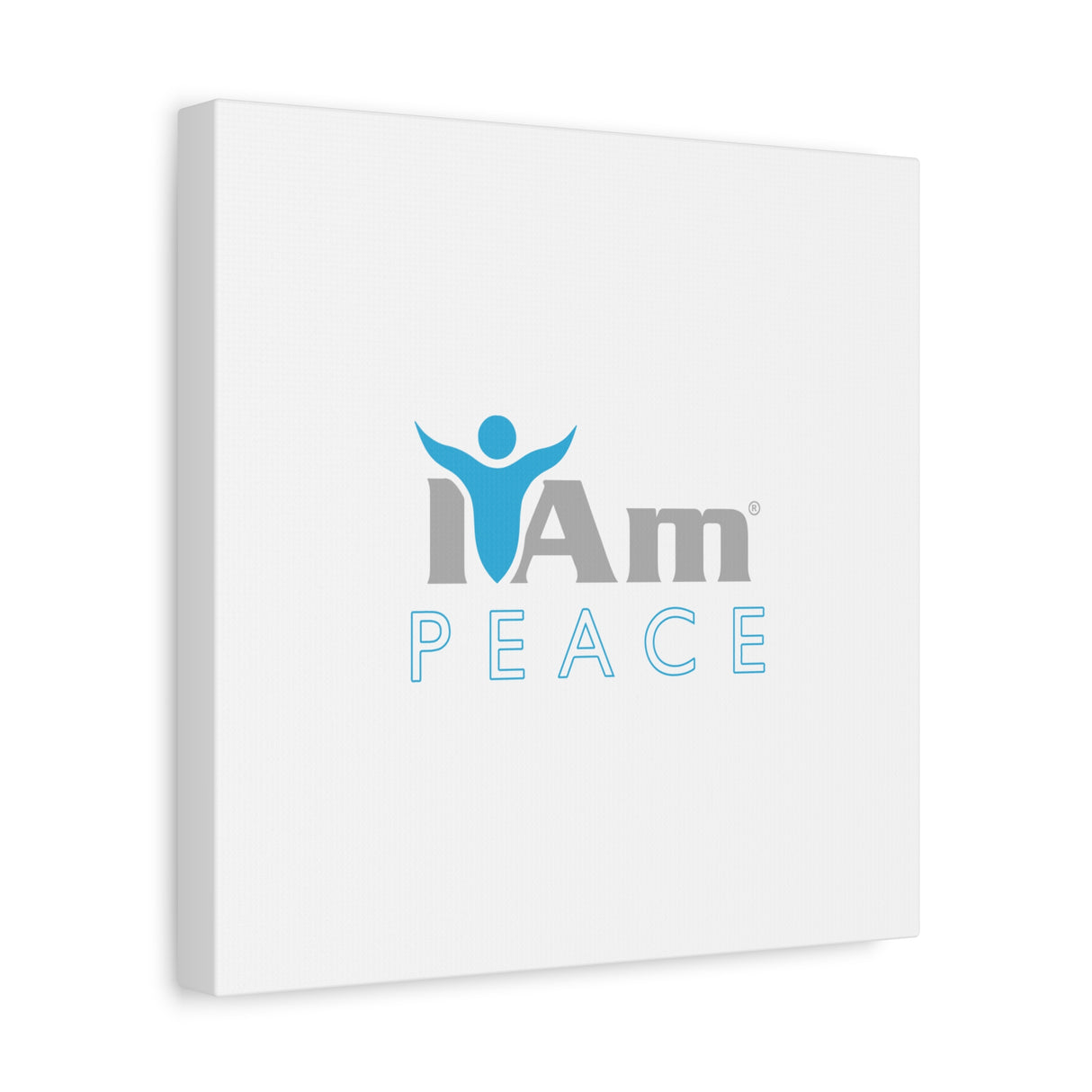 I Am Peace Canvas Wall Art - Inspirational Home Decor