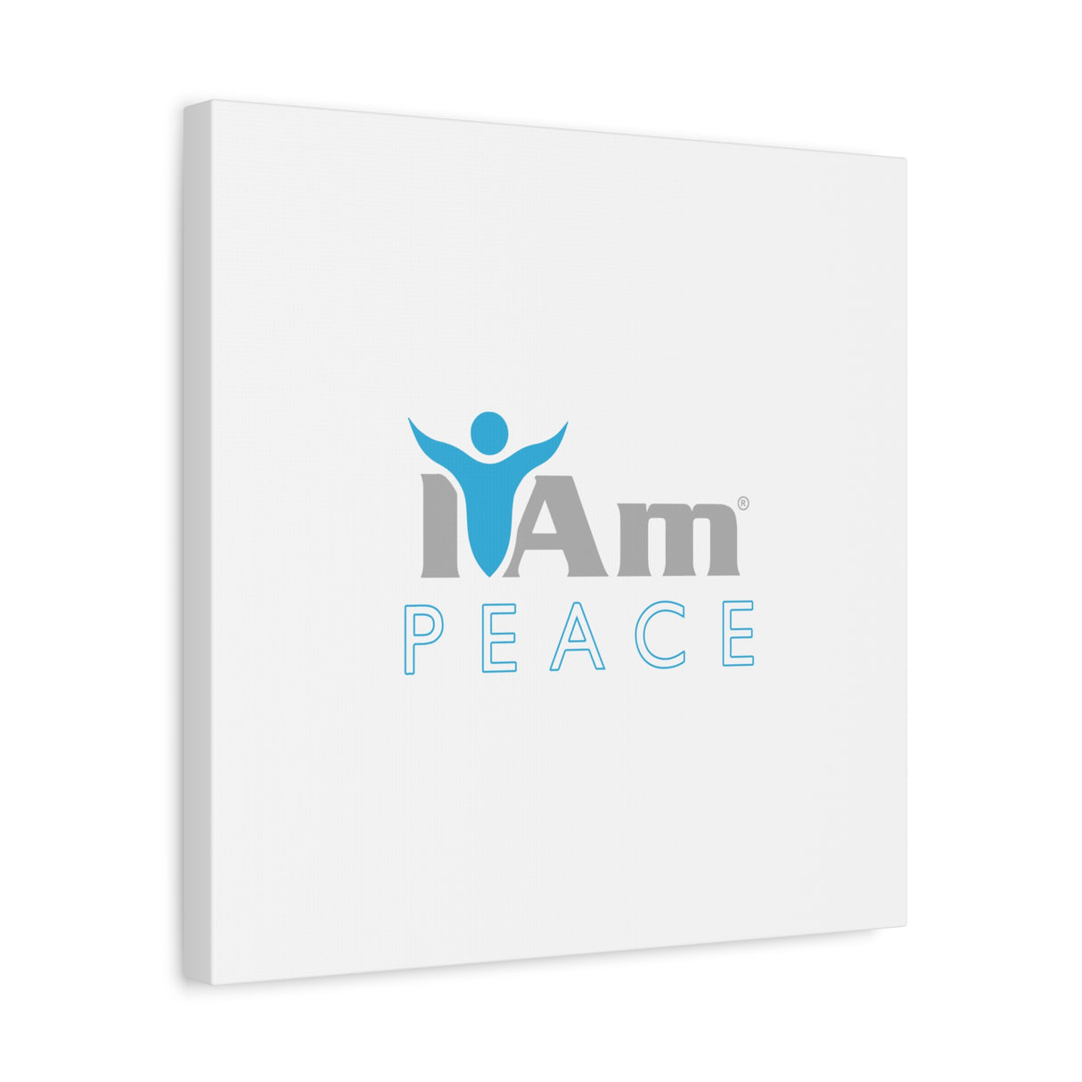 I Am Peace Canvas Wall Art - Inspirational Home Decor